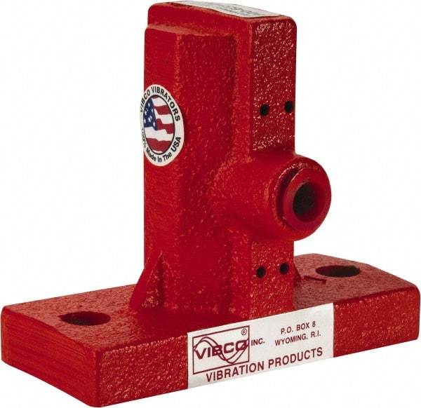 Vibco - 3-1/2 Cubic Feet per Minute, 10,500 RPM, 95 Decibel, Pneumatic Vibrator - 4-1/2" Long x 2" Wide x 3-7/8" High, 9/16 Port Inlet, 1/4 Port Outlet - A1 Tooling