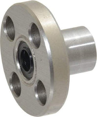 Value Collection - 1/4" ID, Round Flanged Single Linear Bearing - 1/2" OD - A1 Tooling