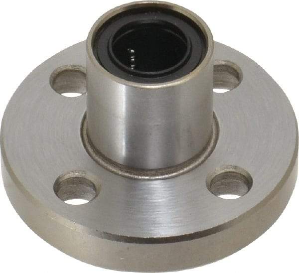 Value Collection - 3/8" ID, Round Flanged Single Linear Bearing - 5/8" OD - A1 Tooling