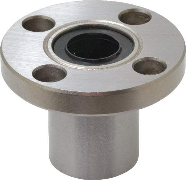 Value Collection - 1/2" ID, Round Flanged Single Linear Bearing - 7/8" OD - A1 Tooling