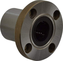 Value Collection - 3/4" ID, Round Flanged Single Linear Bearing - 1-1/4" OD - A1 Tooling