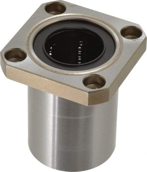 Value Collection - 1-1/4" ID, Square Flanged Single Linear Bearing - 2" OD - A1 Tooling