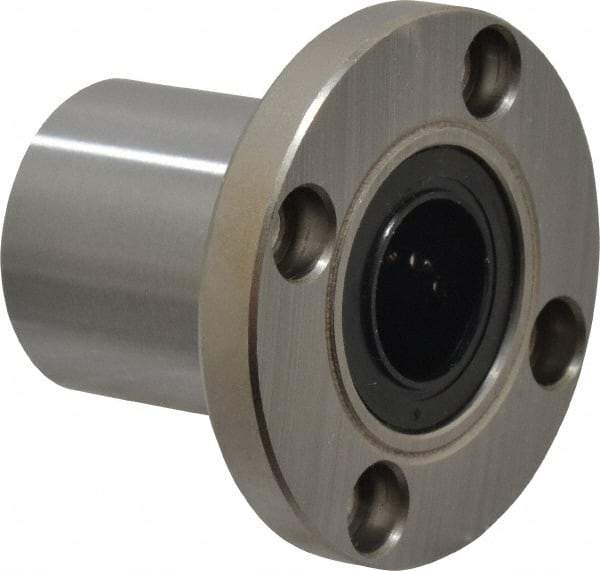 Value Collection - 16mm ID, Round Flanged Single Linear Bearing - 28mm OD - A1 Tooling