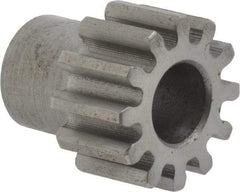 Boston Gear - 20 Pitch, 0.6" Pitch Diam, 12 Tooth Spur Gear - 3/8" Face Width, 5/16" Bore Diam, 0.46" Hub Diam, 14.5° Pressure Angle, Steel - A1 Tooling