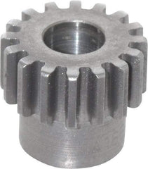 Boston Gear - 20 Pitch, 0.8" Pitch Diam, 16 Tooth Spur Gear - 3/8" Face Width, 3/8" Bore Diam, 0.66" Hub Diam, 14.5° Pressure Angle, Steel - A1 Tooling