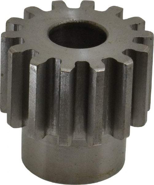 Boston Gear - 12 Pitch, 1.167" Pitch Diam, 14 Tooth Spur Gear - 3/4" Face Width, 1/2" Bore Diam, 0.92" Hub Diam, 14.5° Pressure Angle, Steel - A1 Tooling