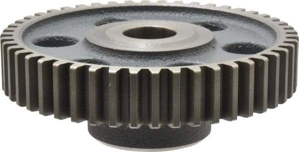 Boston Gear - 12 Pitch, 4" Pitch Diam, 48 Tooth Spur Gear - 3/4" Face Width, 3/4" Bore Diam, 1-3/4" Hub Diam, 14.5° Pressure Angle, Steel - A1 Tooling