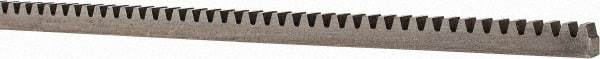 Boston Gear - 1/4" Face Width, 4 Feet Long, 1/4" Thick Steel Gear Rack - 24 Pitch - A1 Tooling