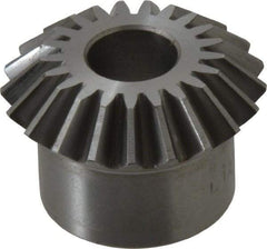 Boston Gear - 12 Pitch, 1-3/4" Pitch Diam, 21 Tooth Miter Gear - 0.4" Face Width, 5/8" Bore Diam, 1.38" Hub Diam, 20° Pressure Angle, Steel - A1 Tooling