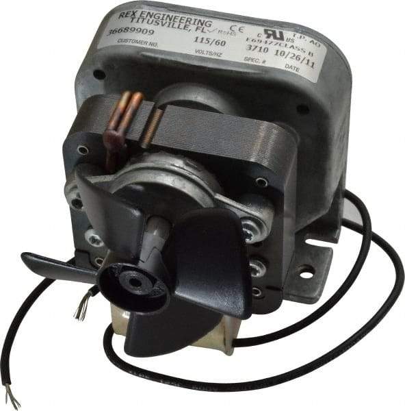 Made in USA - 115 Volt, 1 RPM, 3400:1 Gear Ratio, CD Gearmotor - 50 Torque - A1 Tooling