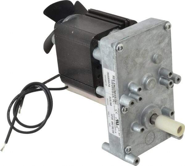 Made in USA - 115 Volt, 5 RPM, 680:1 Gear Ratio, ESP Gearmotor - 250 Torque - A1 Tooling