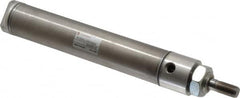 Norgren - 5" Stroke x 1-1/4" Bore Double Acting Air Cylinder - 1/8 Port, 7/16-20 Rod Thread - A1 Tooling