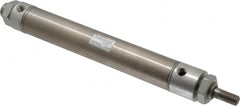 Norgren - 6" Stroke x 1-1/4" Bore Double Acting Air Cylinder - 1/8 Port, 7/16-20 Rod Thread - A1 Tooling