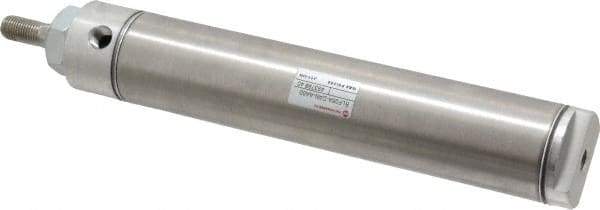 Norgren - 6" Stroke x 1-1/2" Bore Double Acting Air Cylinder - 1/8 Port, 7/16-20 Rod Thread - A1 Tooling