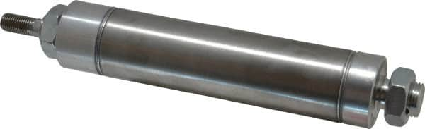 Norgren - 4" Stroke x 1-1/2" Bore Double Acting Air Cylinder - 1/8 Port, 7/16-20 Rod Thread - A1 Tooling