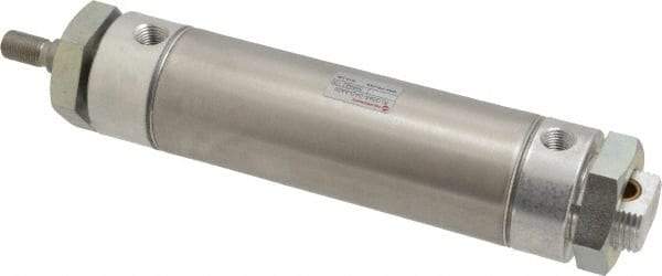 Norgren - 4" Stroke x 2" Bore Double Acting Air Cylinder - 1/4 Port, 1/2-20 Rod Thread - A1 Tooling