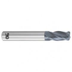 7/16 x 7/16 x 1 x 2-3/4 4Fl .020 C/R Carbide End Mill - WXL - A1 Tooling