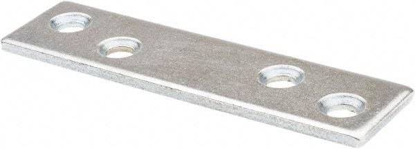 Value Collection - 3" Wide x 5/8" High, Zinc Finish, Door Reinforcer - 2-3/8" Backset - A1 Tooling