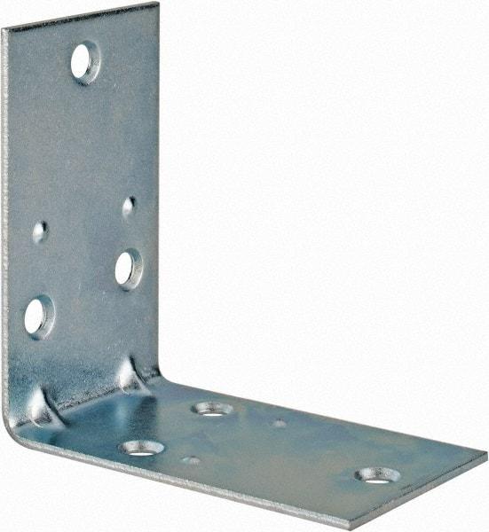 Value Collection - 2-1/2" Long x 2-1/2" Wide, Steel, Corner Brace - Zinc Plated - A1 Tooling