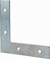 Value Collection - 4" Long x 0.870" Wide, Steel, Corner Brace - Zinc Plated - A1 Tooling