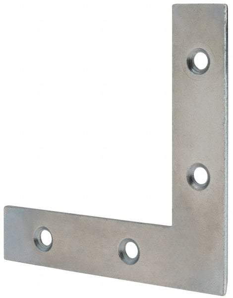 Value Collection - 3" Long x 0.620" Wide, Steel, Corner Brace - Zinc Plated - A1 Tooling