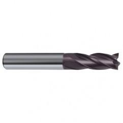 20mm Dia. x 104mm Overall Length 4-Flute Square End Solid Carbide SE End Mill-Round Shank-Center Cut-Firex - A1 Tooling