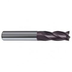 20mm Dia. x 104mm Overall Length 4-Flute Square End Solid Carbide SE End Mill-Round Shank-Center Cut-Firex - A1 Tooling