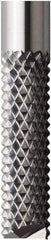 Seco - 4mm Diam, End Mill End, Solid Carbide Diamond Pattern Router Bit - Right Hand Cut, 50mm OAL, Use on Composites - A1 Tooling