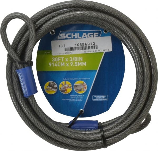 Schlage - 30' Long Flexible Cable - Exact Industrial Supply