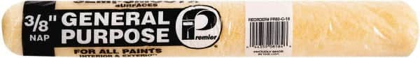 Premier Paint Roller - 3/8" Nap, 18" Wide Paint Roller Cover - Semi-Smooth Texture, Polyester - A1 Tooling