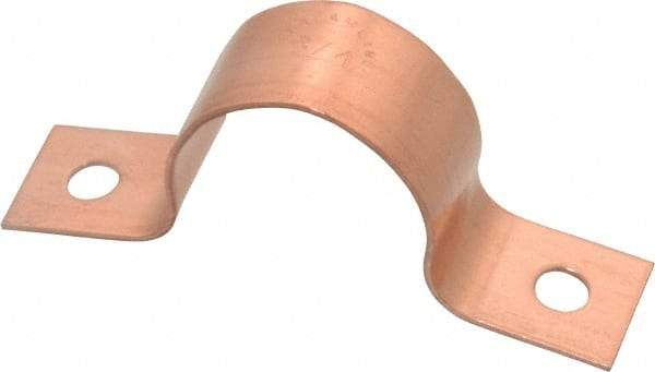 Mueller Industries - 7/8 Pipe, Copper, Pipe or Tube Strap - 2 Mounting Holes - A1 Tooling