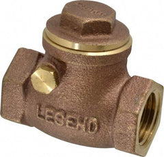 Legend Valve - 1/2" Brass Check Valve - Inline, FNPT x FNPT, 200 WOG - A1 Tooling