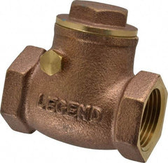 Legend Valve - 3/4" Brass Check Valve - Inline, FNPT x FNPT, 200 WOG - A1 Tooling