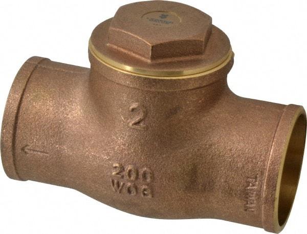 Legend Valve - 2" Brass Check Valve - Soldered x Soldered, 200 WOG - A1 Tooling