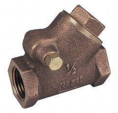 Legend Valve - 1-1/4" Bronze Check Valve - Y-Pattern, FNPT x FNPT, 300 WOG - A1 Tooling