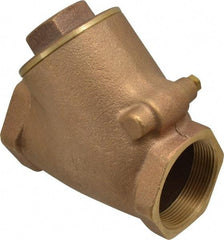 Legend Valve - 2" Bronze Check Valve - Y-Pattern, FNPT x FNPT, 300 WOG - A1 Tooling