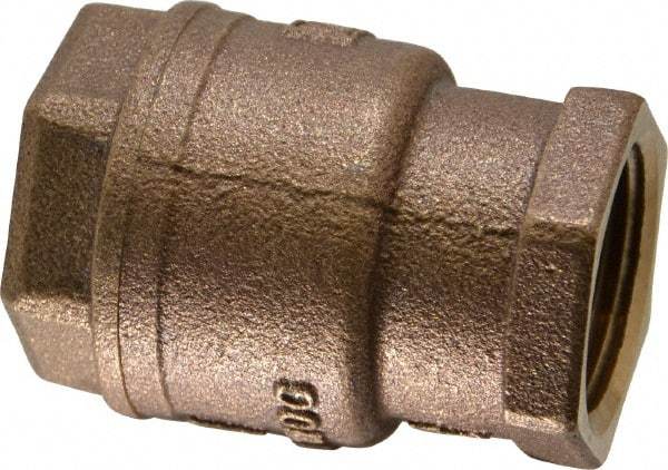 Legend Valve - 1" Bronze Check Valve - Inline, FNPT x FNPT, 250 WOG - A1 Tooling