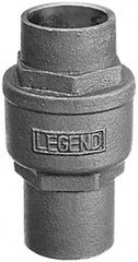 Legend Valve - 1-1/4" Bronze Check Valve - Inline, Soldered x Soldered, 250 WOG - A1 Tooling