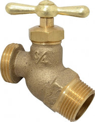 Legend Valve - 3/4" Pipe, 125 psi WOG Rating, Brass Hose Bibb, Stop Valve - A1 Tooling