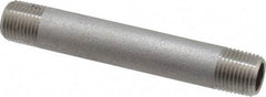 Merit Brass - Schedule 40, 1/8" Pipe x 2-1/2" Long, Grade 304/304L Stainless Steel Pipe Nipple - Welded & Threaded - A1 Tooling