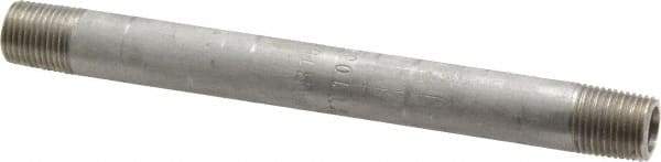 Merit Brass - Schedule 40, 1/8" Pipe x 4" Long, Grade 316/316L Stainless Steel Pipe Nipple - Welded & Threaded - A1 Tooling