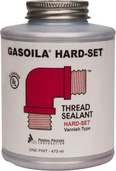 Federal Process - 1 Pt Brush Top Can Red Federal Gasoila Hard-Set - 350°F Max Working Temp - A1 Tooling