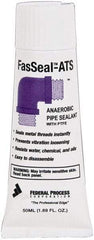 Federal Process - 50 mL Tube White FasSeal-ATS Anaerobic Thread Sealant with PTFE - 375°F Max Working Temp - A1 Tooling