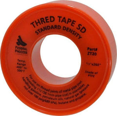 Federal Process - 1/2" Wide x 260" Long General Purpose Pipe Repair Tape - 3 mil Thick, -450 to 550°F, White - A1 Tooling