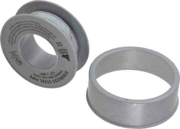 Federal Process - 1/2" Wide x 260" Long High Density Pipe Repair Tape - 4 mil Thick, -450 to 550°F, White - A1 Tooling