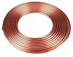 Mueller Industries - 60' Long, 1-5/8" OD x 1.38" ID, Copper Seamless Tube - 0.06" Wall Thickness, 1.14 Ft/Lb - A1 Tooling