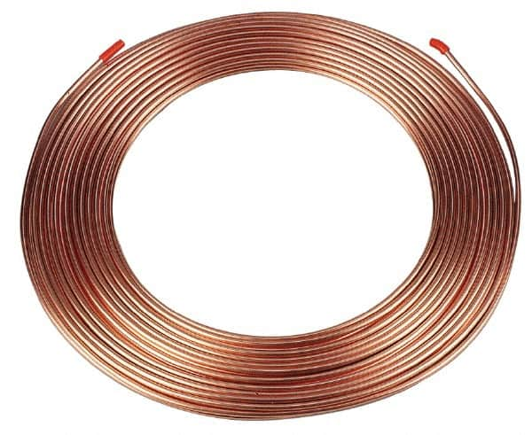 Mueller Industries - 50' Long, 5/8" OD x 0.555" ID, Copper Seamless Tube - 0.035" Wall Thickness - A1 Tooling