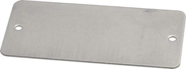 C.H. Hanson - 3 Inch Wide, Style 2, Aluminum Blank Metal Plate - 1-1/2 Inch High, 25 Pieces - A1 Tooling