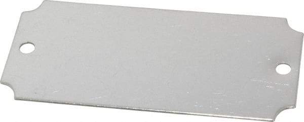 C.H. Hanson - 3-1/16 Inch Wide, Style 3, Stainless Steel Blank Metal Plate - 1-7/16 Inch High, 10 Pieces - A1 Tooling