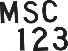 Made in USA - Letter Label - Legend: Comp. Set, English, Black - A1 Tooling